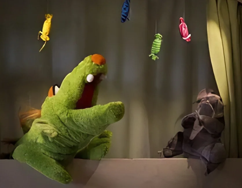 Maus und Monster aus dem Stück „Ich steh' fest“